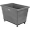 Global Industrial 20 Bushel Plastic Bulk Box Truck, Steel Chassis Base, Gray, 50-2/5L x 34-3/5W x 35-3/5H 800316GY - alternate 1
